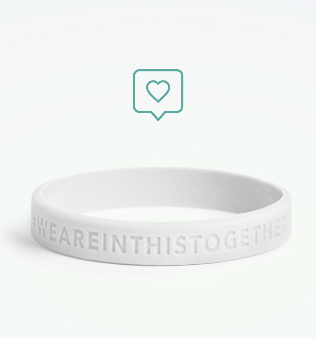 #WeAreInThisTogether Wristband