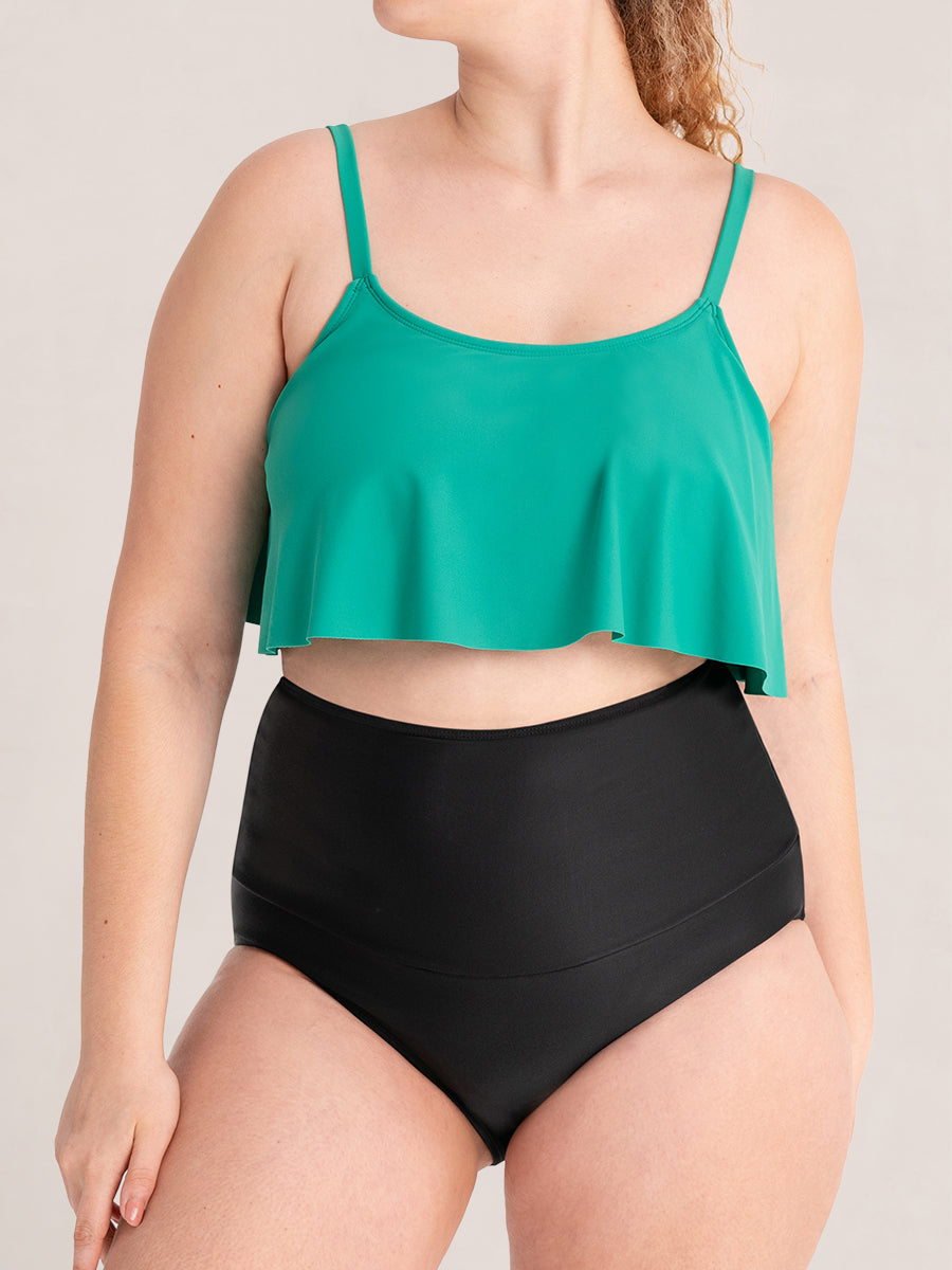 Bundle Shapermint - 1 Swim Bottom + 1 Ruffled Bikini Top