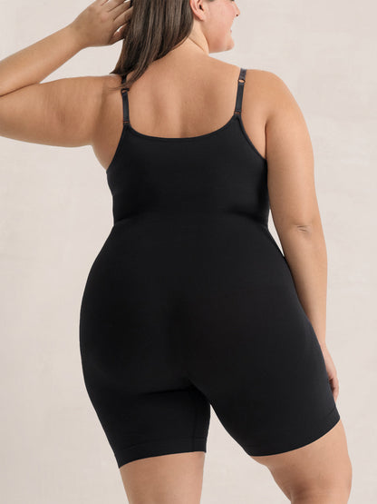 Shapermint All Day Every Day Scoop Neck Mid-Thigh Bodysuit