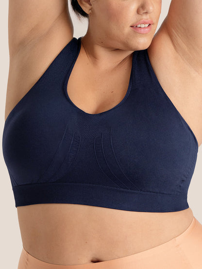 Truekind® Seamless Racerback Sports Bra