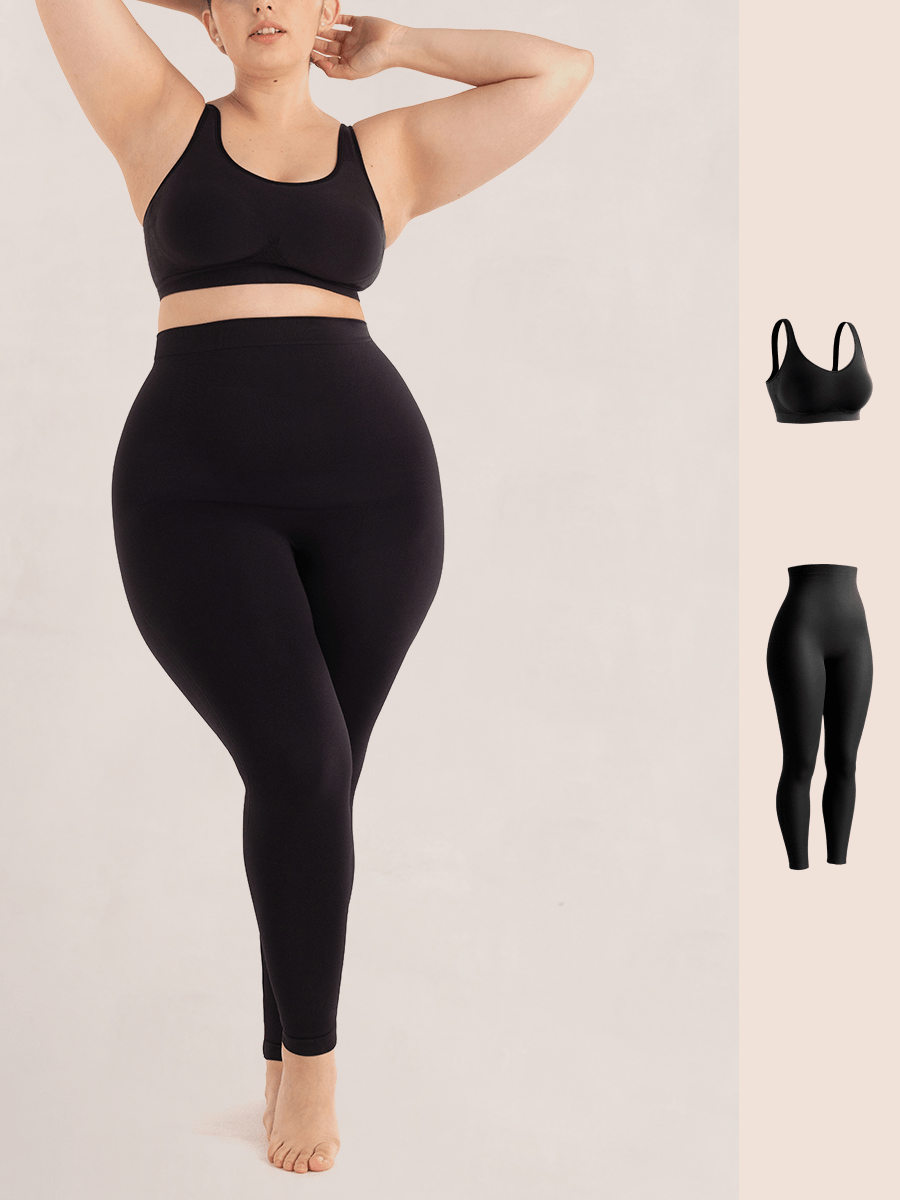 Bundle Truekind® & Shapermint - 1 Shaping Bra + 1 High Waisted Shaping Leggings