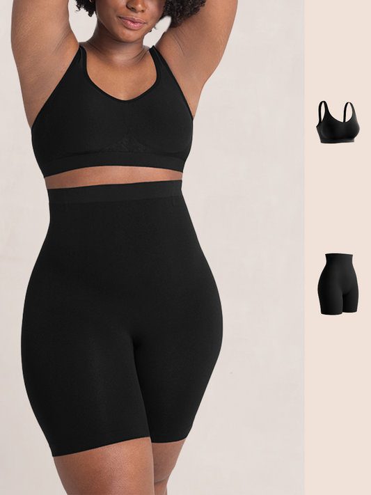 Bundle Truekind® & Shapermint - 1 Shaping Bra + 1 High Waisted Shaper Shorts