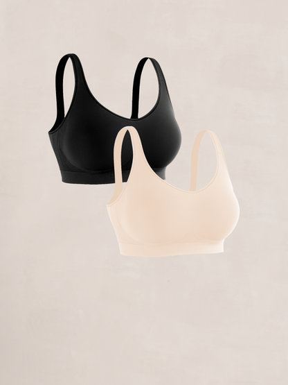 Truekind® 2-Pack Daily Comfort Wireless Shaper Bra