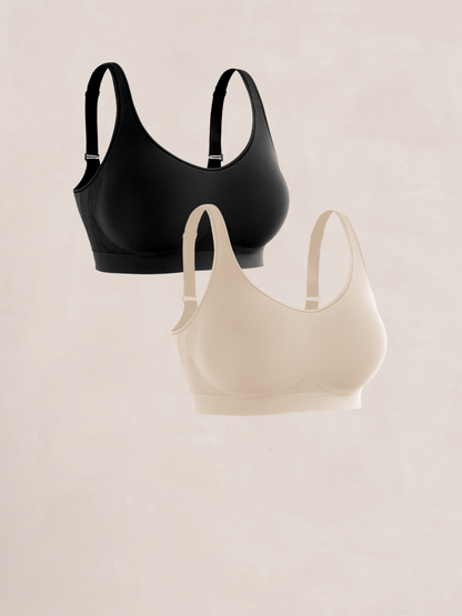 Shapermint 2-Pack Everyday Comfort Straps Wireless Shaping Bra