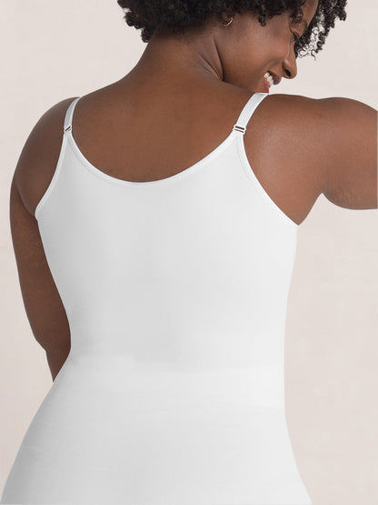 Shapermint All Day Every Day Scoop Neck Mid-Thigh Bodysuit