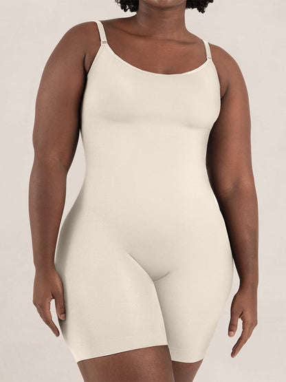 Shapermint 2-Pack All Day Every Day Scoop Neck Mid-Thigh Bodysuit