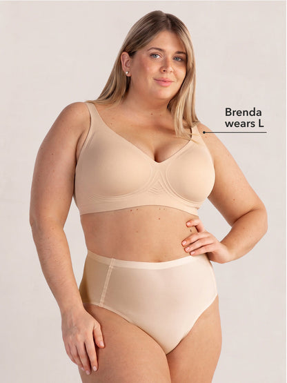 Truekind® Wireless Plunge Jelly Bra
