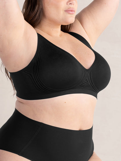 Truekind® Wireless Plunge Jelly Bra