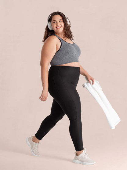 Truekind® Seamless Racerback Sports Bra