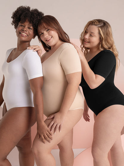 Shapermint 2-Pack All Day Every Day Short Sleeve Bodysuit