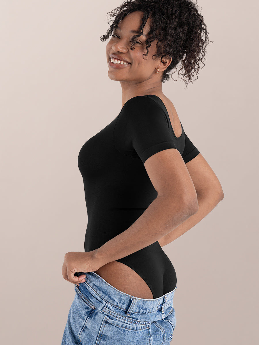 Shapermint All Day Every Day Short Sleeve Bodysuit