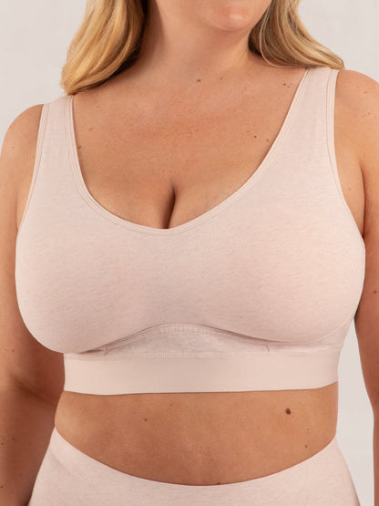Truekind® 2-Pack Comfort Cotton Bralette