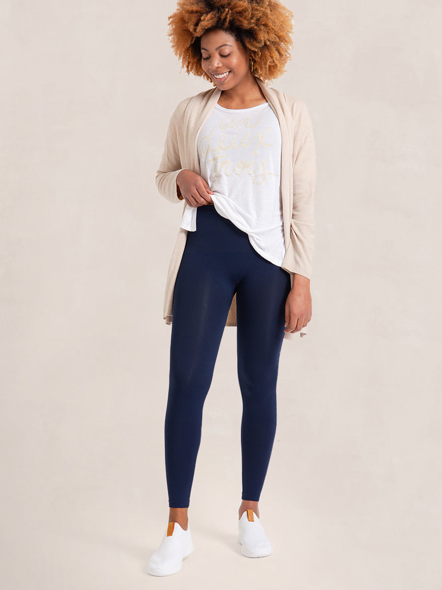 Shapermint 2-Pack Seamless Comfort Mid-Waist Shaping Leggings