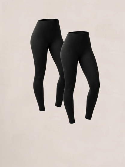 Shapermint 2-Pack Seamless Comfort Mid-Waist Shaping Leggings