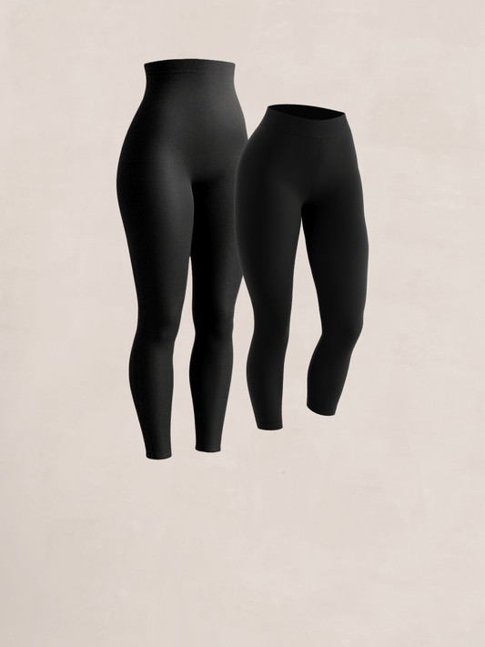 Bundle Shapermint - 1 High Waisted Shaping Leggings + 1 Capri