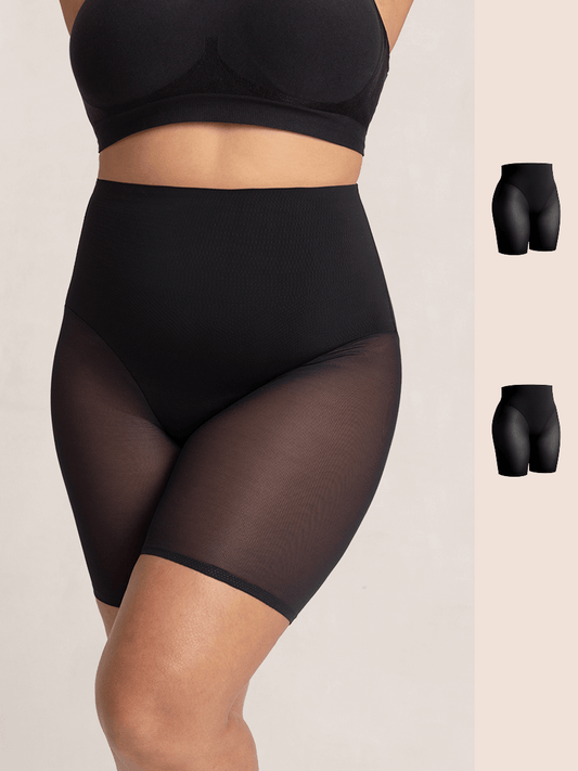 Shapermint 2-Pack Everyday Empower Mesh Shaper Shorts