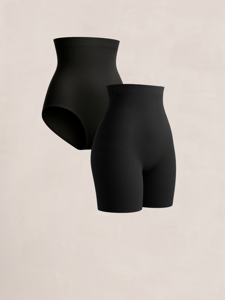 Bundle Shapermint - 1 High Waisted Shaper Panty + 1 High Waisted Shaper Shorts