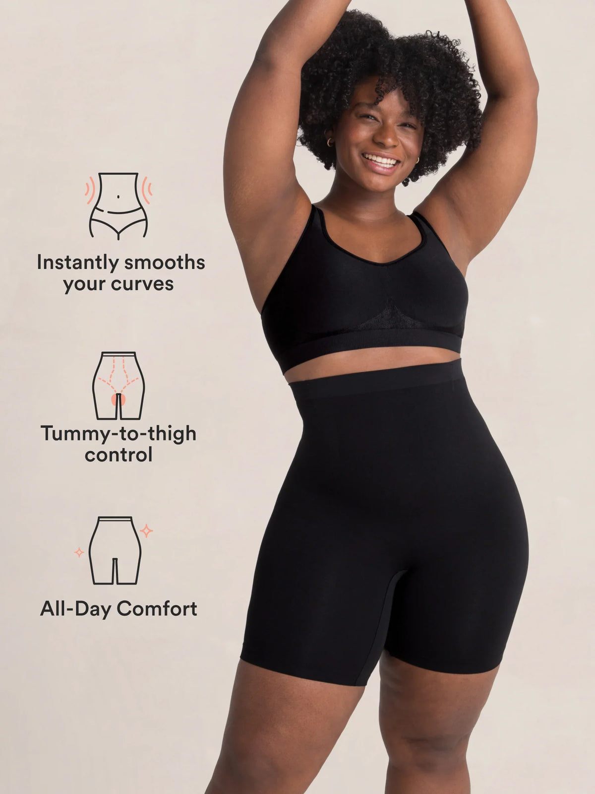 Shapermint 2-Pack All Day Every Day High-Waisted Shaper Shorts