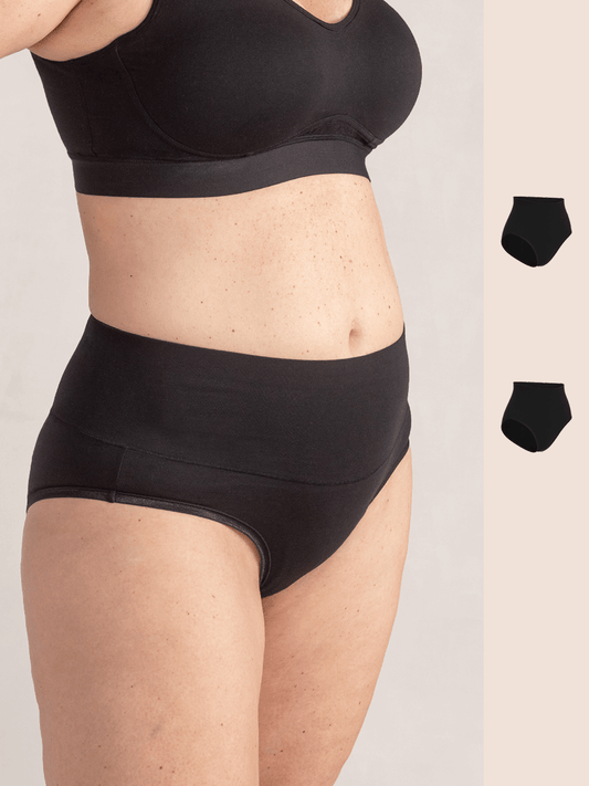 Truekind® 2-Pack Comfort Cotton Smoothing Panty