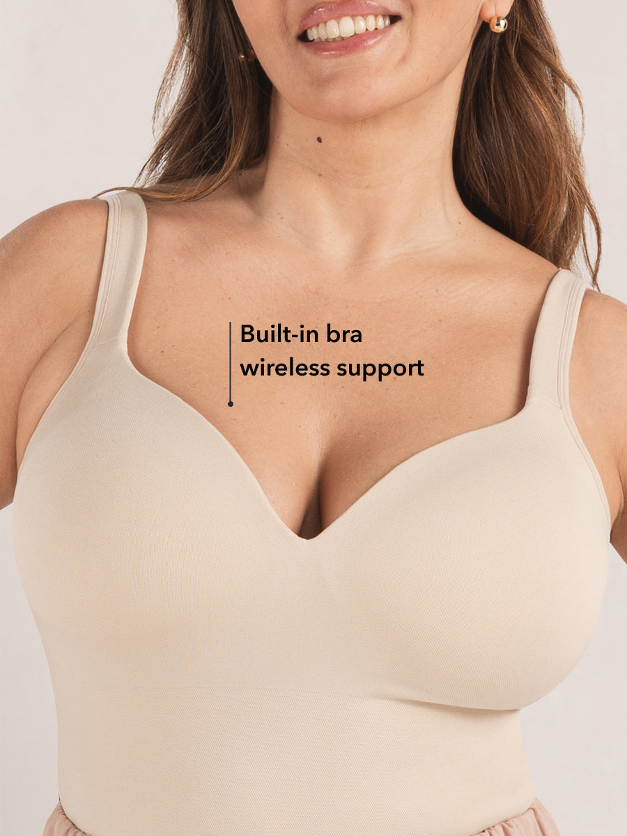 sweetheart Shaperrmint cami built-in bra wireless support