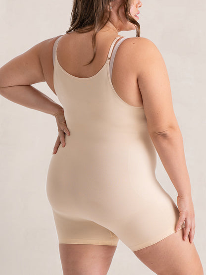 Shapermint Open Bust Short Bodysuit
