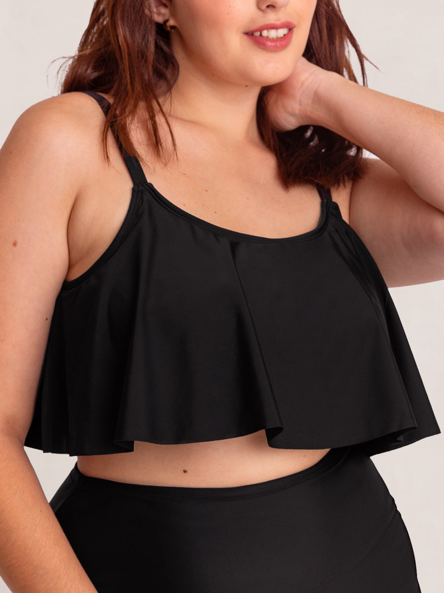 Shapermint Ruffled Top