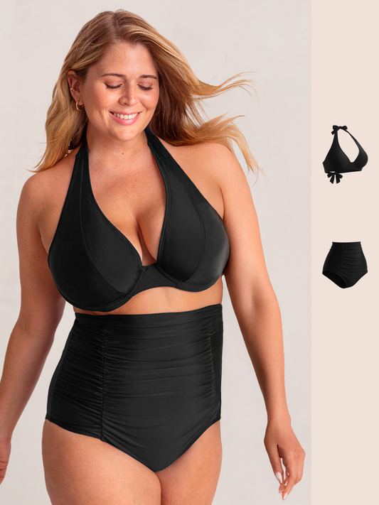 Bundle Shapermint - 1 Bikini Bottom + 1 Halter Bikini Top