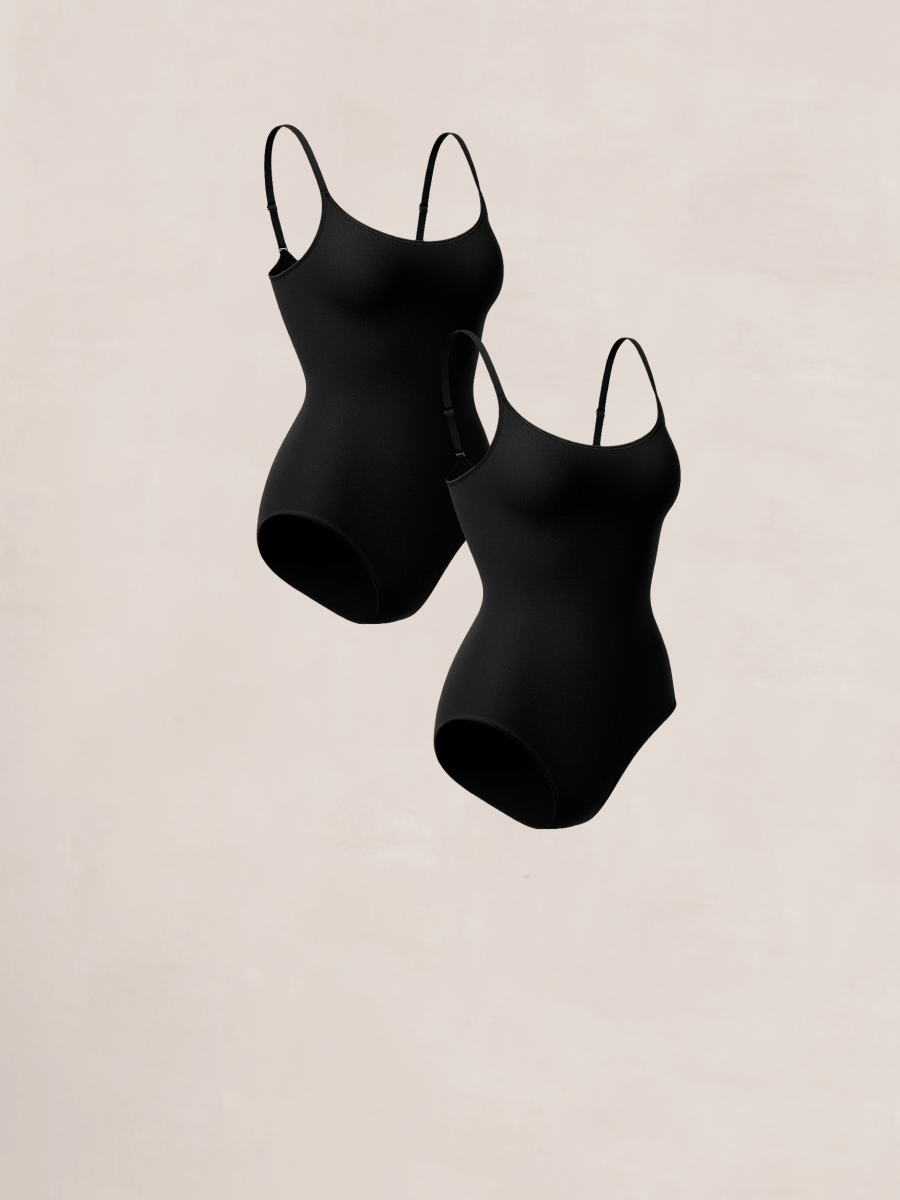 Shapermint 2-Pack All Day Every Day Scoop Neck Bodysuit
