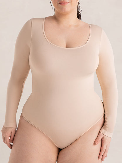 Shapermint Long Sleeve Bodysuit