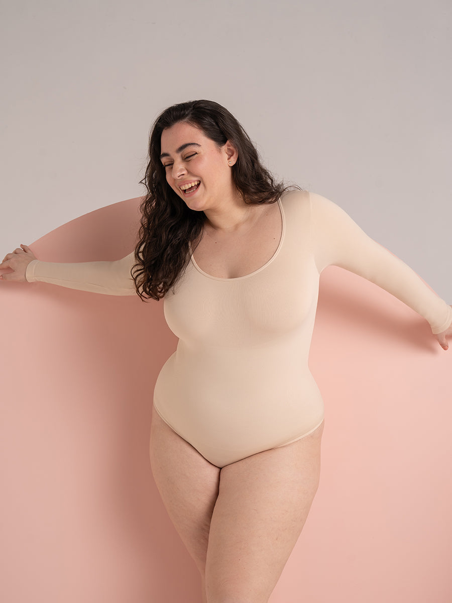 Shapermint 2-Pack All Day Every Day Long Sleeve Bodysuit