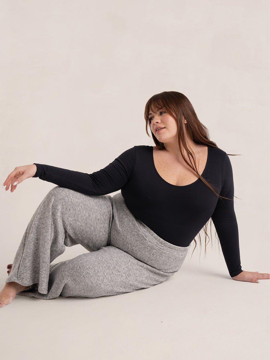 Shapermint 2-Pack All Day Every Day Long Sleeve Bodysuit