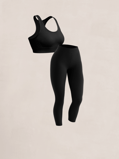 Bundle Truekind® & Shapermint - 1 Seamless Racerback Sports Bra + 1 Capri