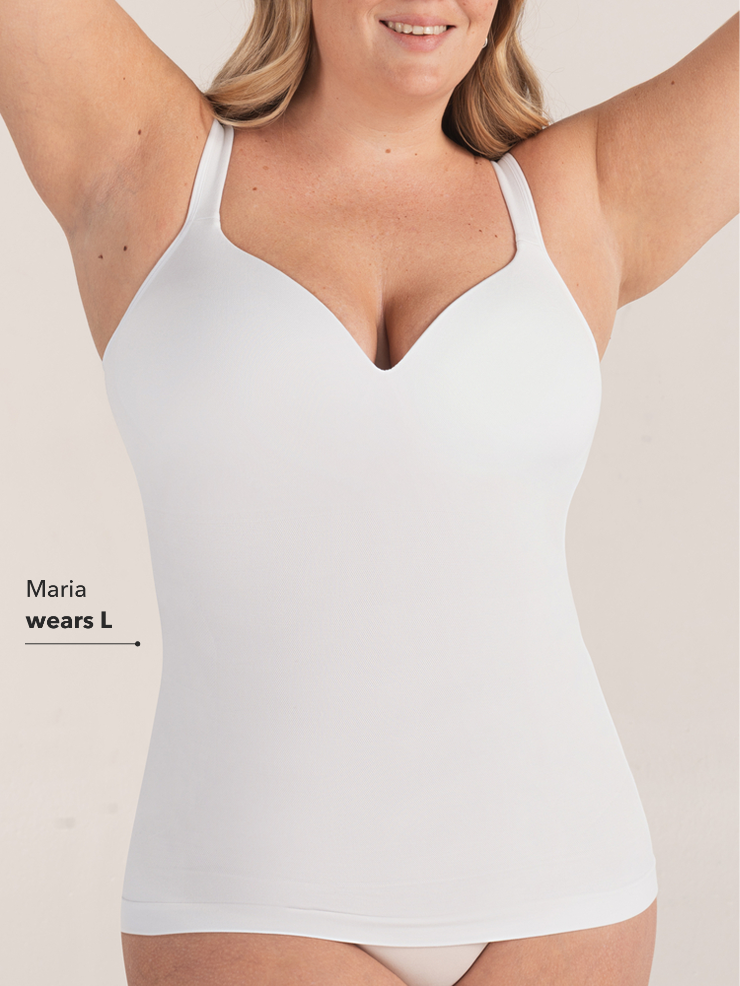 L size Shaperrmint sweetheart cami