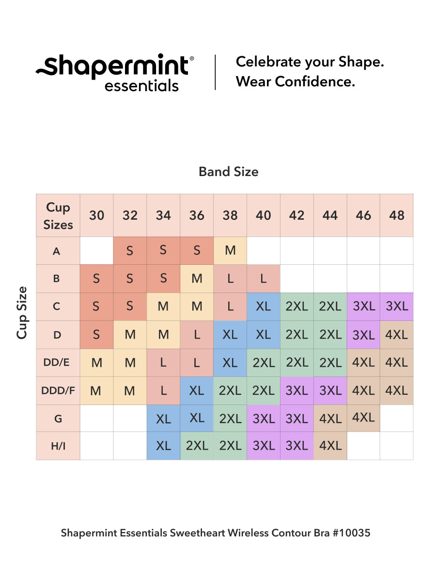Shapermint Sweetheart Wireless Contour Bra