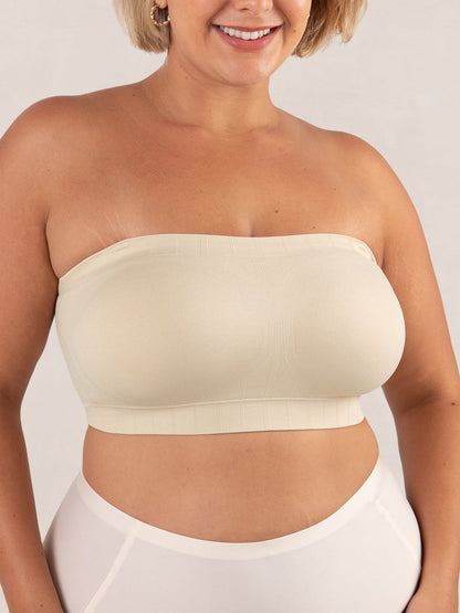 Chai front view Convertible Strapless Bandeau Bra