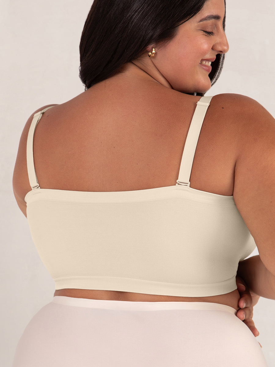 Back view of Convertible Strapless Bandeau Bra