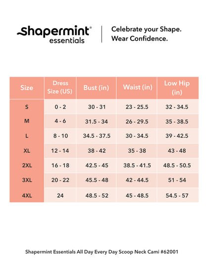 Shapermint All Day Every Day Scoop Neck Cami