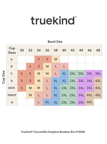 Truekind® Convertible Strapless Bandeau Bra