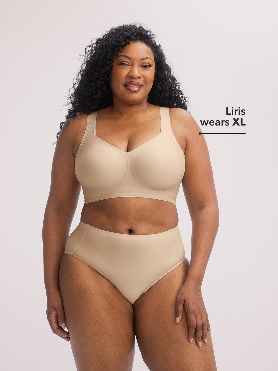 Shaperrmint plus size Wireless Jelly Bra XL