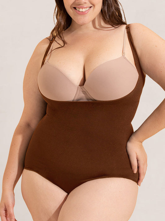 Shapermint Open Bust Panty Bodysuit