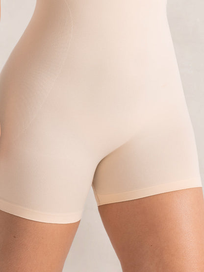Shapermint Open Bust Bodysuit Shaper Short