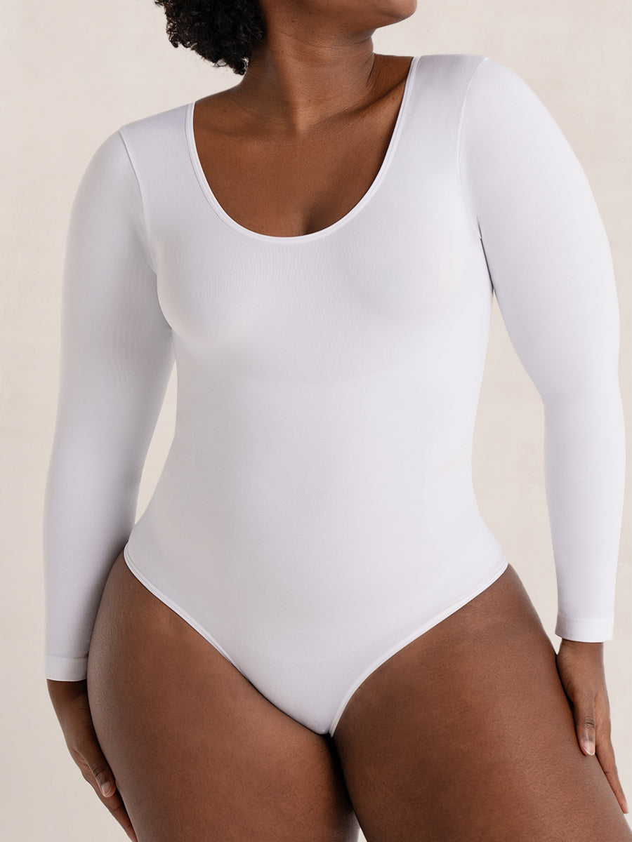 Shapermint All Day Every Day Long Sleeve Bodysuit