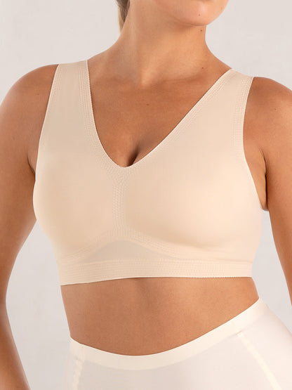 Truekind® Everyday Comfort V-Neck Bralette