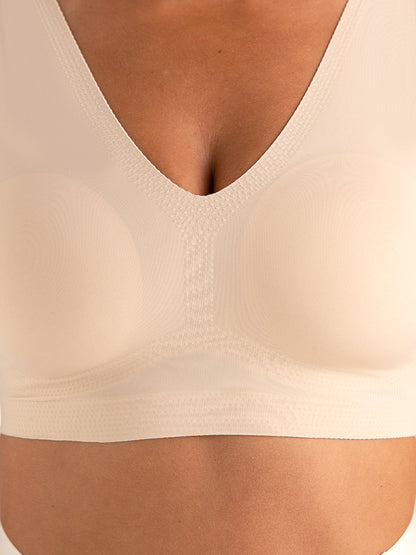 Truekind® Everyday Comfort V-Neck Bralette