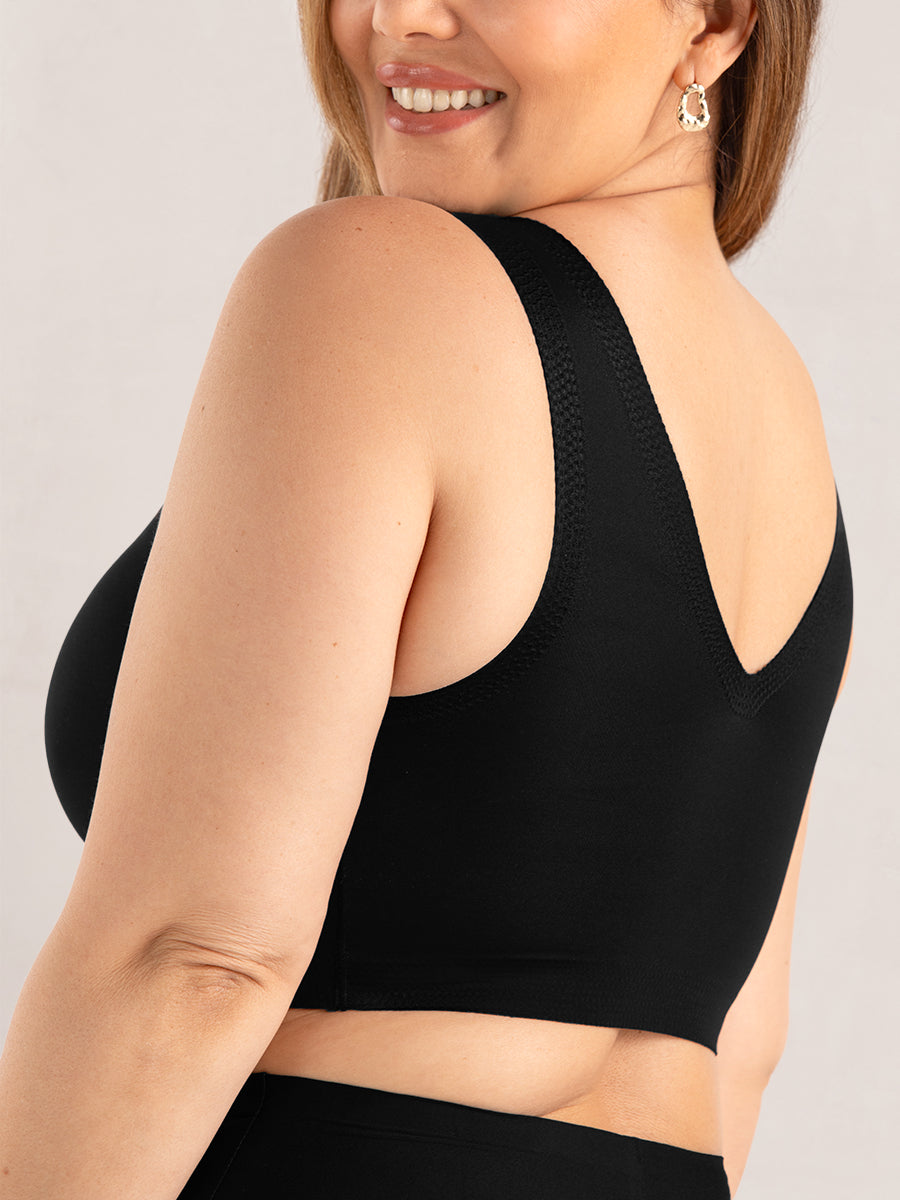 Truekind® Seamless V-Neck Bralette