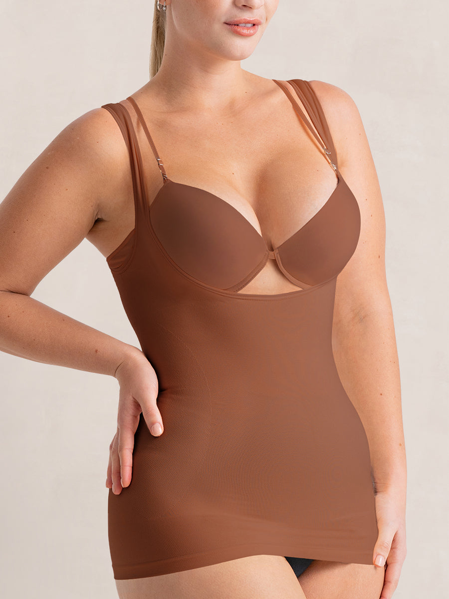 Bundle Shapermint - 1 Open-Bust Shaper Cami + 1 Scoop Neck Cami