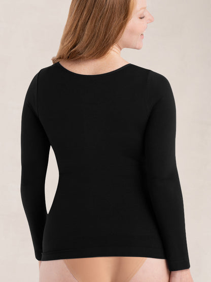 Shapermint All Day Every Day Long Sleeve Shaping T-Shirt