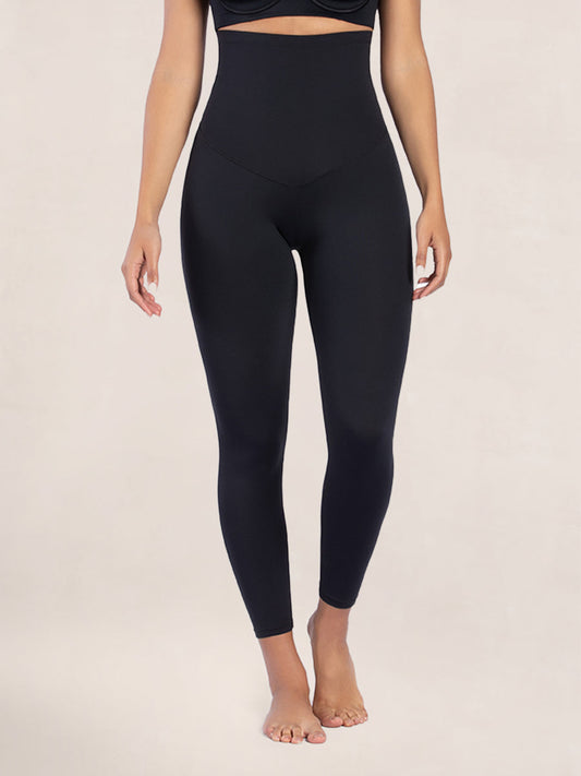 Curveez® High Waisted Shaping Black Leggings