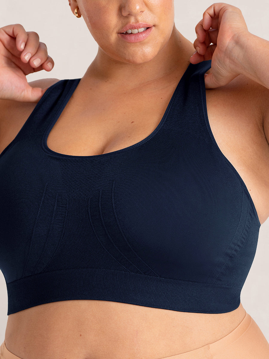 Bundle Truekind® & Shapermint - 1 Seamless Racerback Sports Bra + 1 Active Leggings