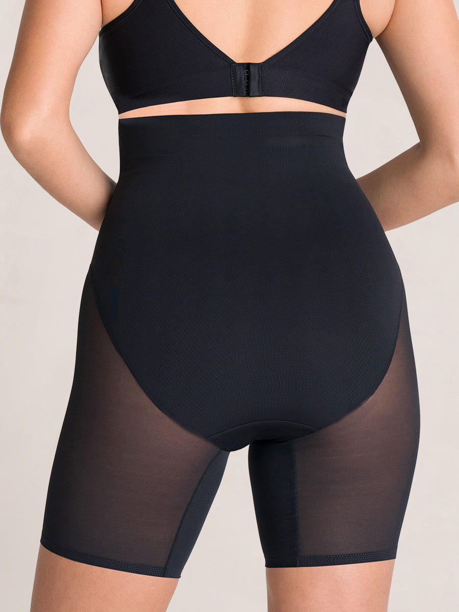 Shapermint Everyday Empower High-Waisted Mesh Shaper Shorts